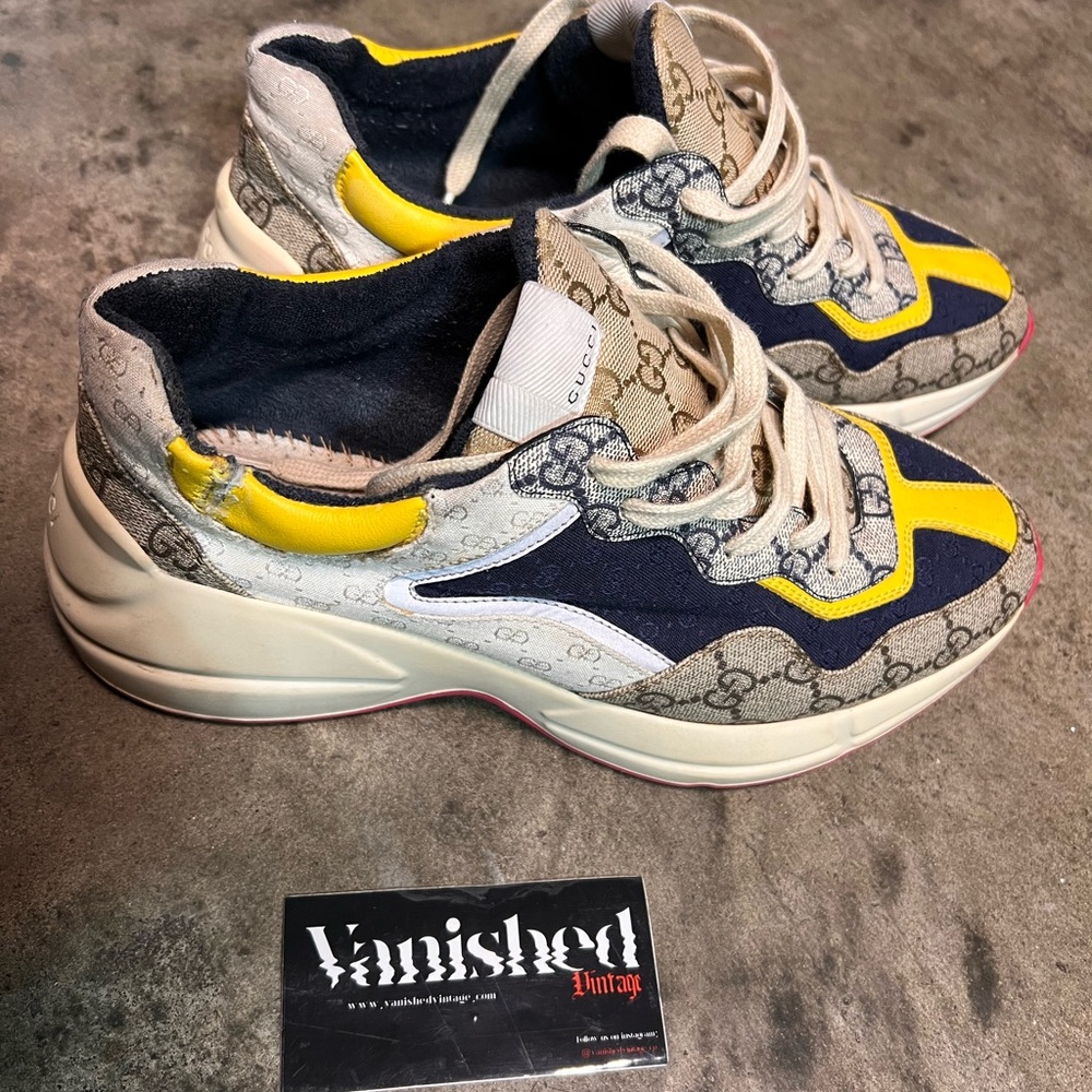 Gucci Rhyton trainers size 42EU (size 9US)